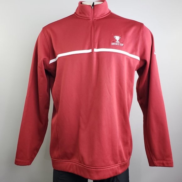 Nike 1/4 zipper Therma-Fit sweater 2013 BCC CUP Golf Tour Performance - Picture 2 of 8